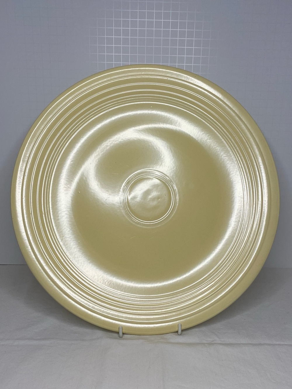 Vintage Fiesta 14” Chop Plate - Ivory
